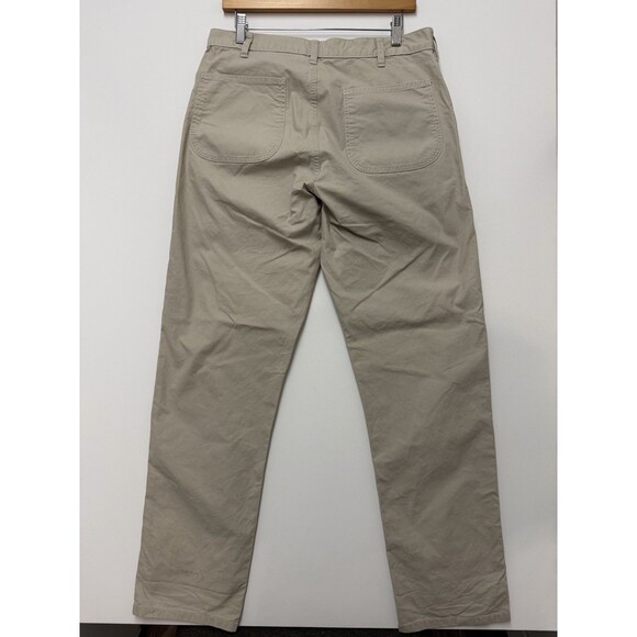 Buck Mason Pants Mens 31 Ivory Beige Chino Stretch Spandex Preppy Golf - Picture 2 of 12
